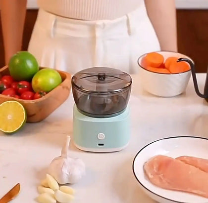 Mini Triturador de Alimentos Elétrico 250ml - Processador Potente Bivolt