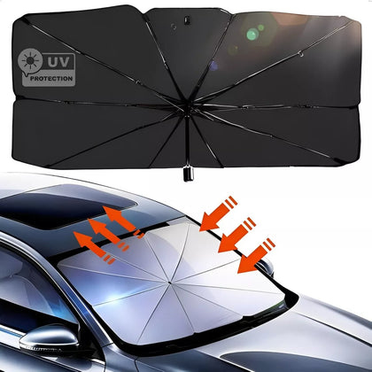 Quebra Sol Para Carro Portatil Para-brisa Guarda Sol Parabrisa Automotivo Protetor Solar Veicular Proteção Solar Uv Retratil Isolamento Térmico Uv
