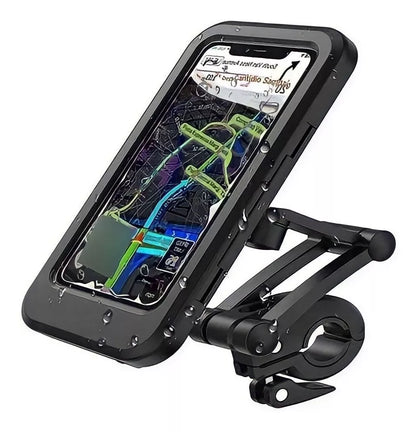 Suporte Articulado 360° À Prova D'água Para Moto e Bike Com Travas.