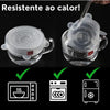Kit 6 Tampas Universal Em Silicone Panelas Potes Flexível