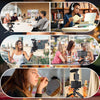 Tripé Estabilizador de Mão kit 5 em 1 gimbal Microfone Celular Gravação De Vídeo
