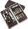 Kit Cortador de Unha Manicure Portatil Estojo Pinca Tesoura 12 Peças